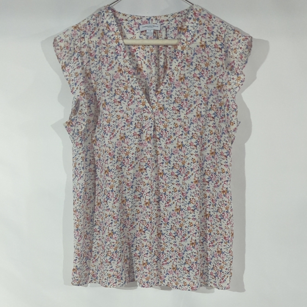 Carolina Belle Multicolor Floral Blouse